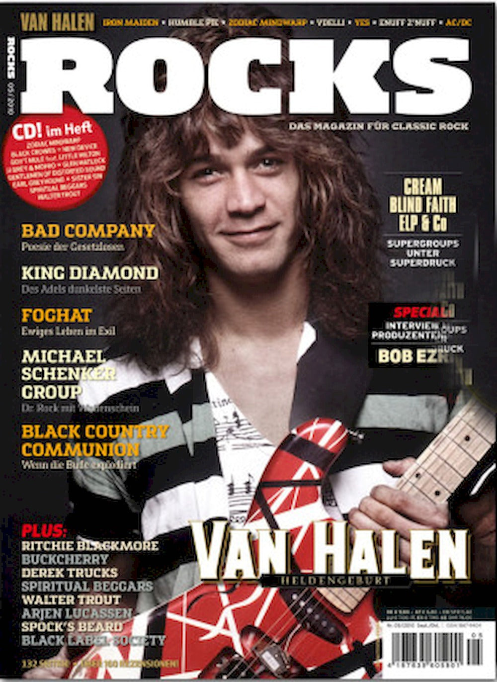Rocks Magazin Deutschland 2010 #18 Van Halen Bad Company King Diamond Foghat Bob Ezrin