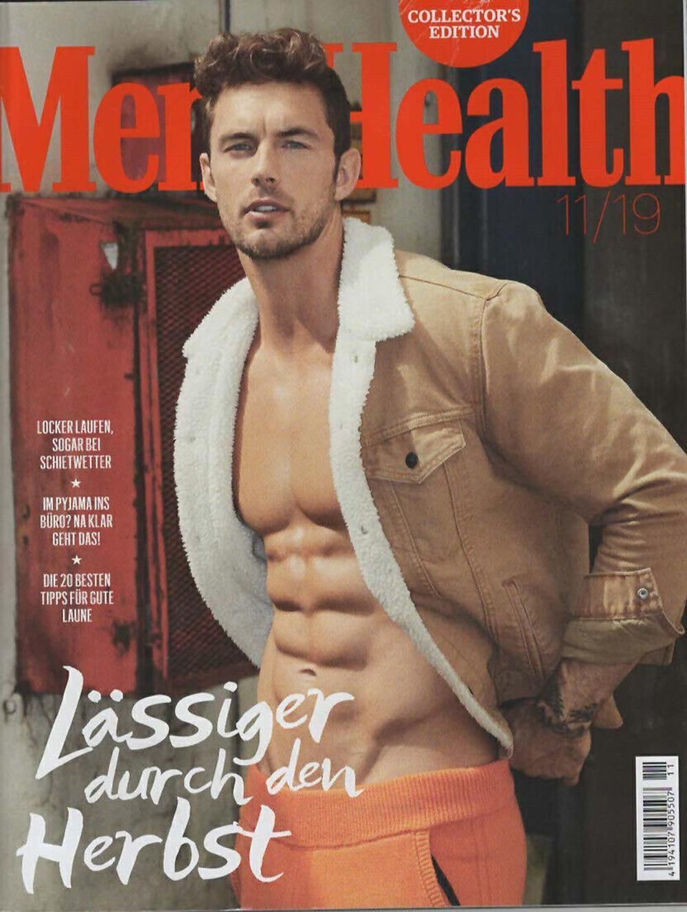 Mens Health Magazin Deutschland 2019-11 Christian Hogue Edition