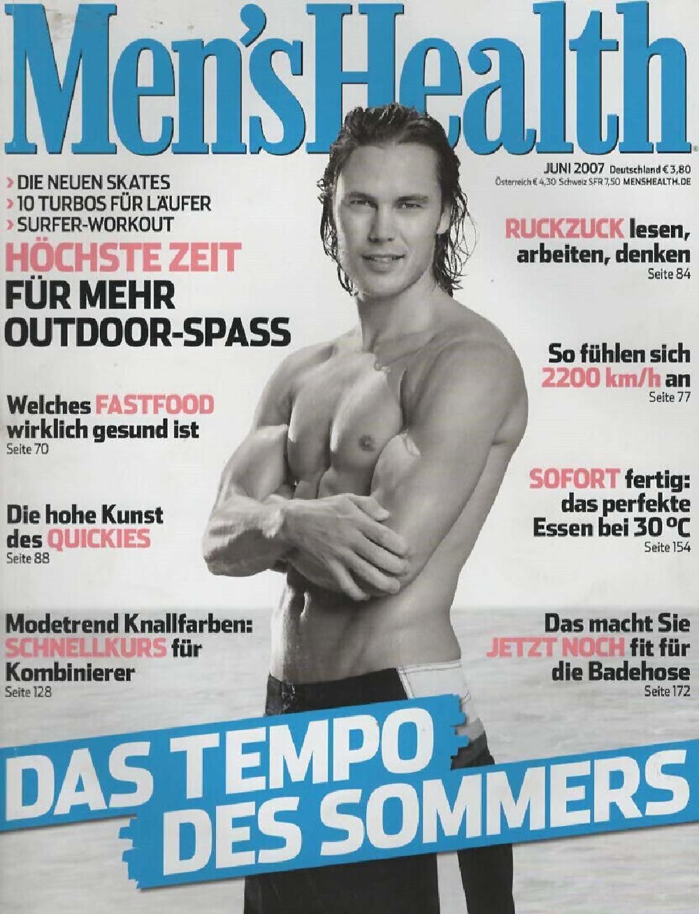 Mens Health Magazin Deutschland 2007-06 Taylor Kitsch