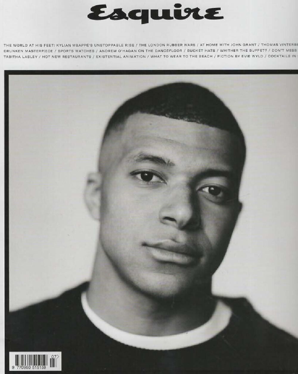 Esquire Magazin UK 2021-07+08 Kylian Mbappe