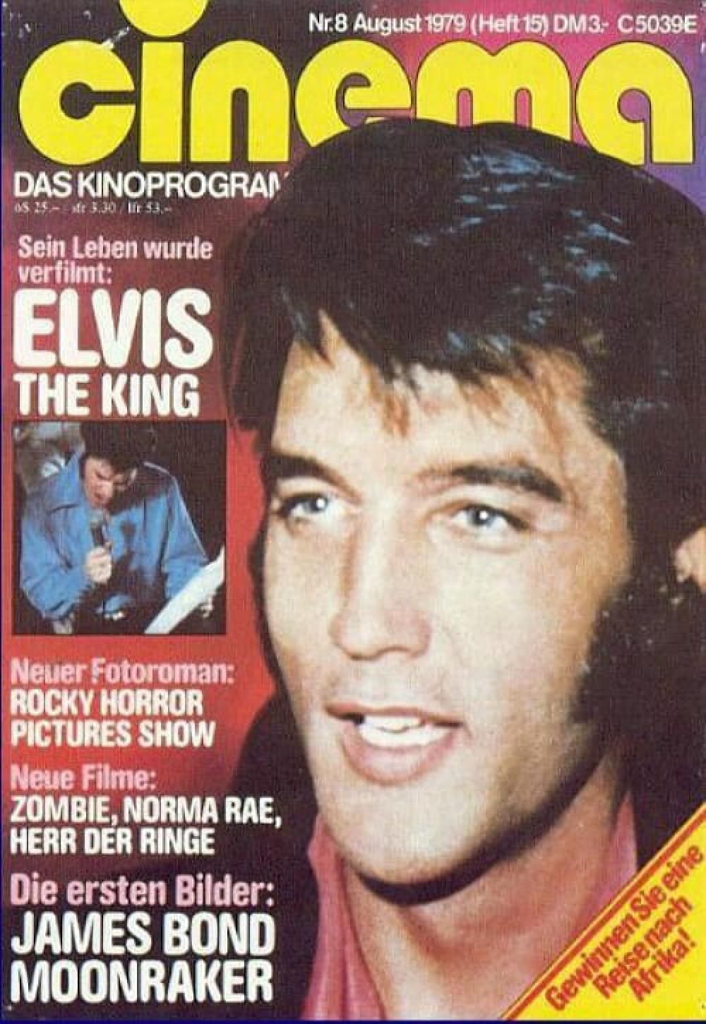 Cinema Magazin Deutschland 1979-08 Elvis Presley James Bond