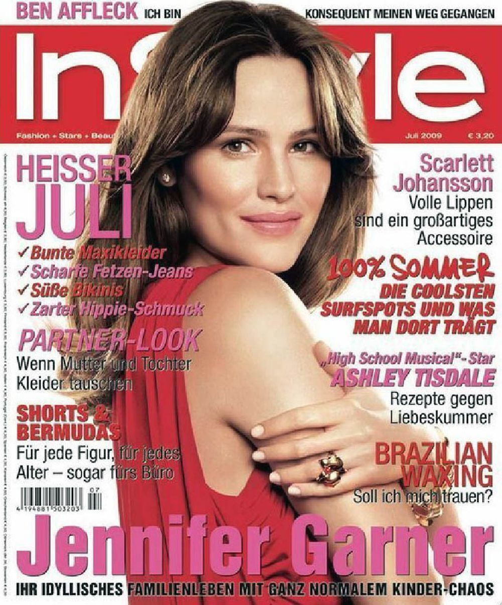 InStyle Magazin Deutschland 2009-07 Jennifer Garner