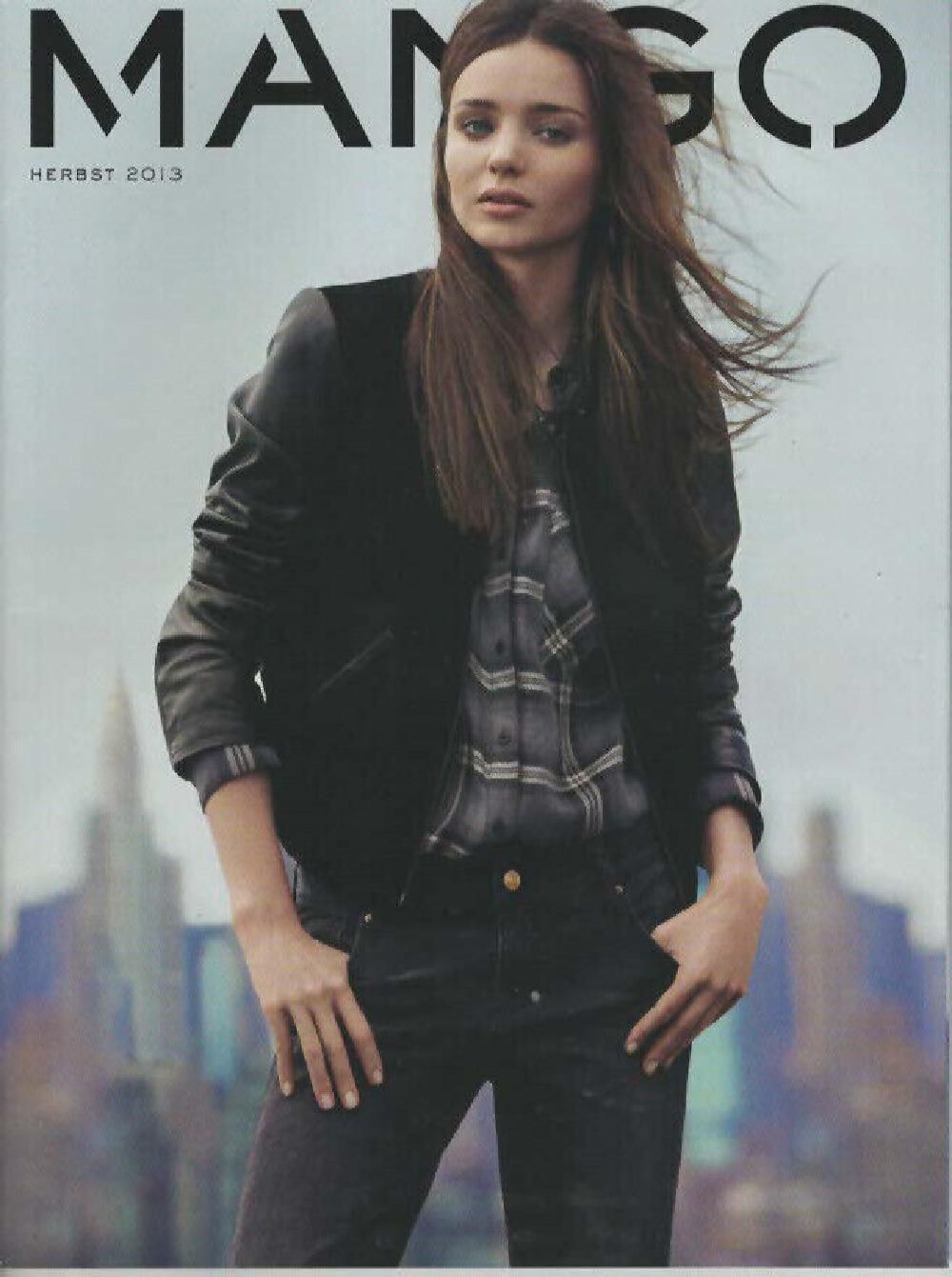 Mango Lookbook Deutschland 2013 Miranda Kerr