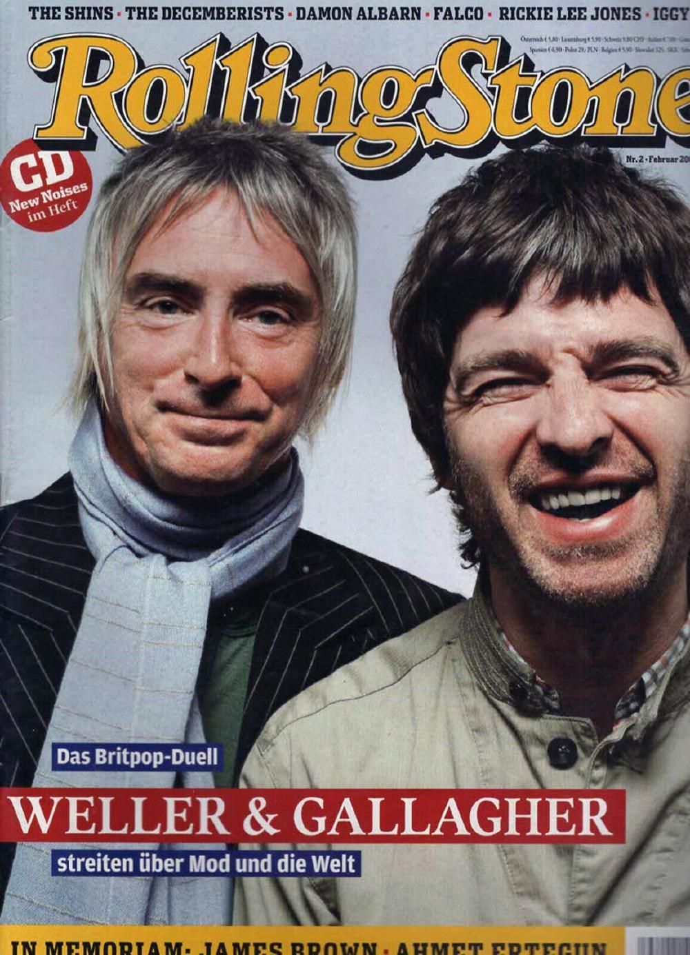 Rolling Stone Magazin Deutschland 2007-02 Weller Gallagher James Brown The Shins
