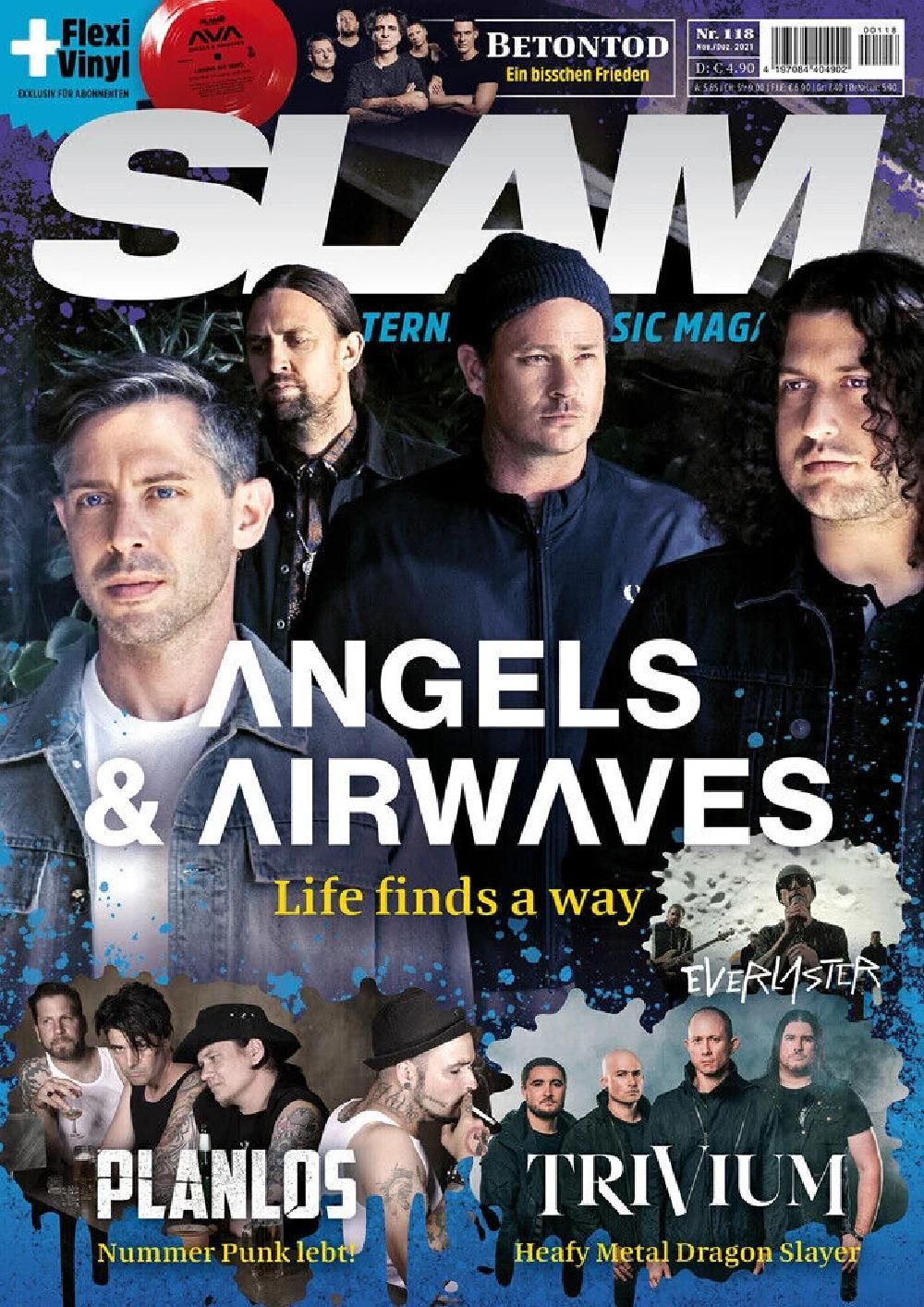 Slam Magazin Österreich 2021 #118 Angels Airwaves Planlos Trivium Tom DeLonge