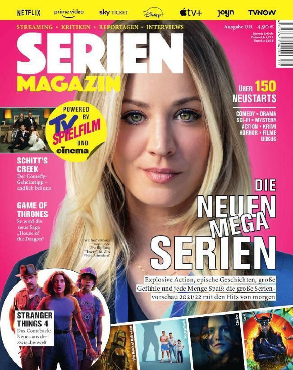 Serien Magazin Deutschland 2021-01 Kaley Cuoco