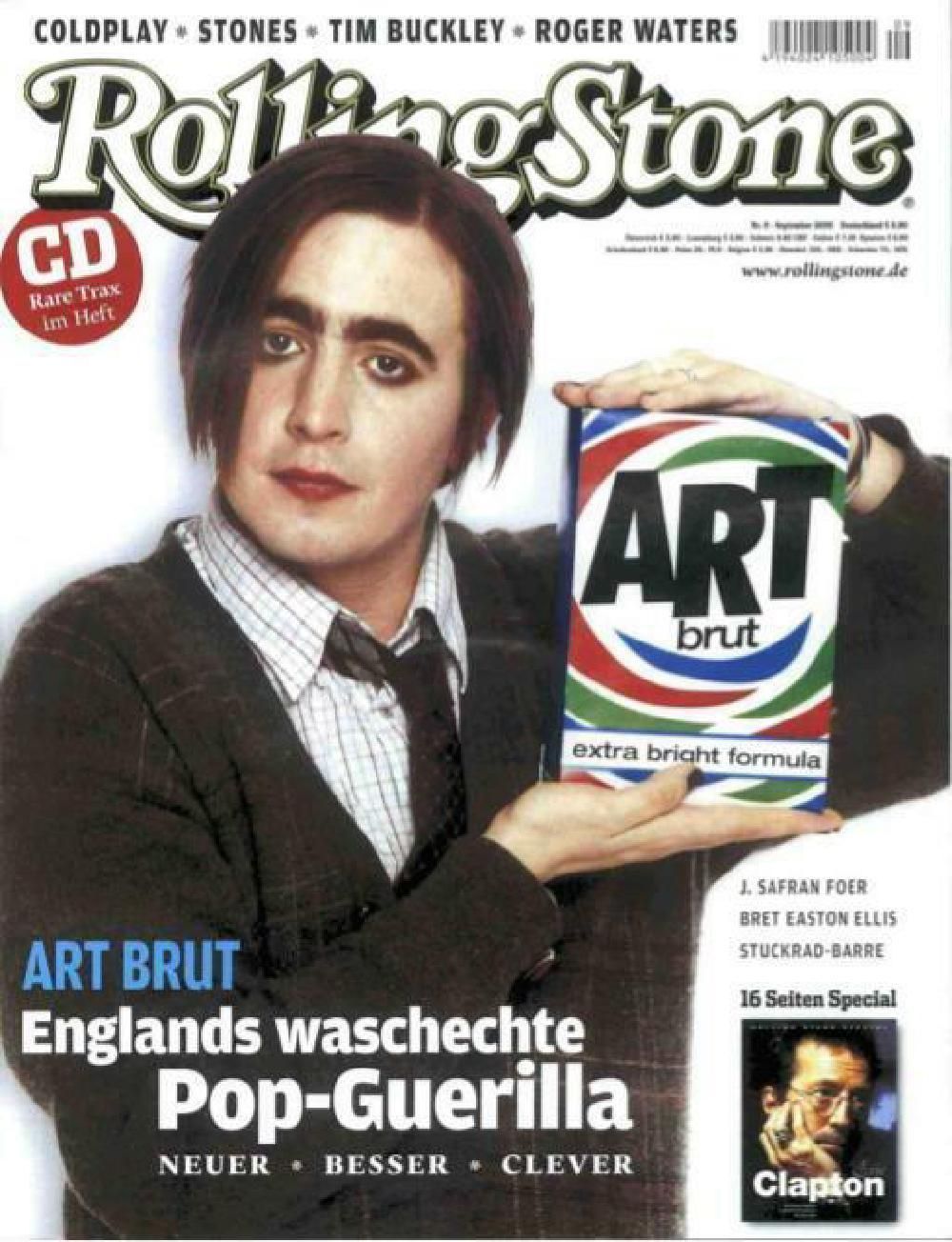 Rolling Stone Magazin Deutschland 2005-09 Art Brut Eric Clapton