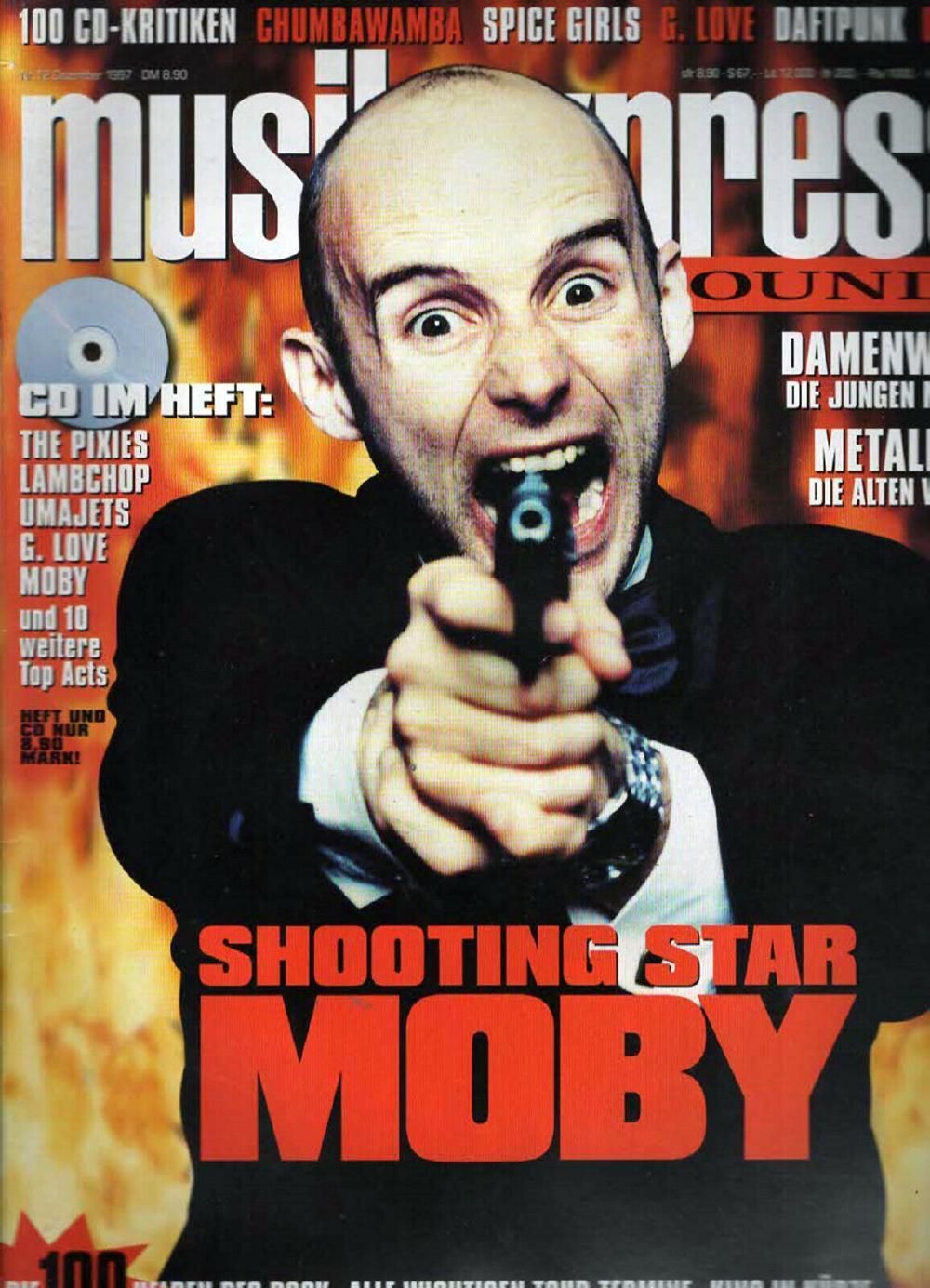 Musikexpress Magazin Deutschland 1997-12 Moby Metallica Spice Girls Daft Punk