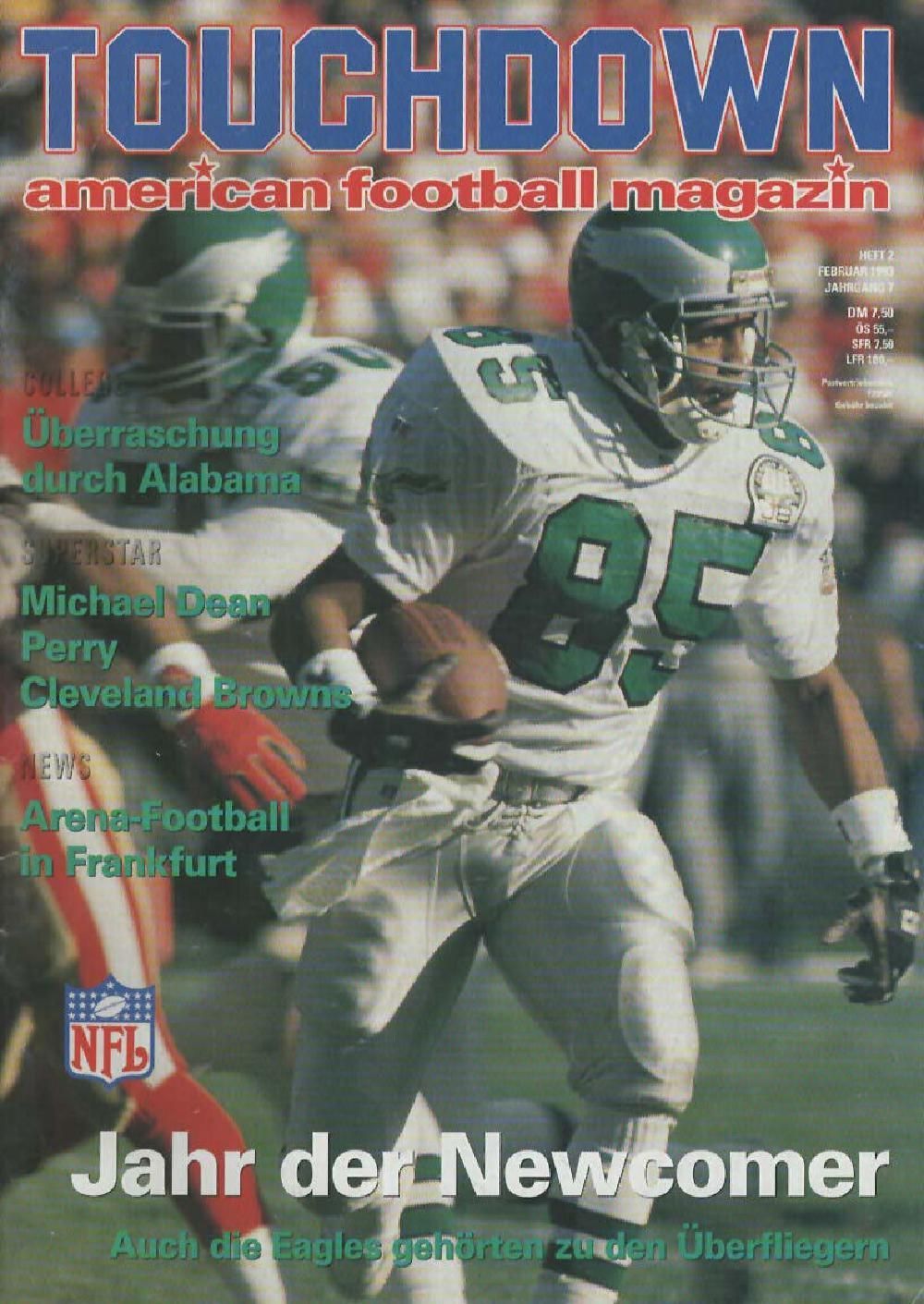 Touchdown Magazin Deutschland 1993-04 Jeff Sydner Michael Dean Perry