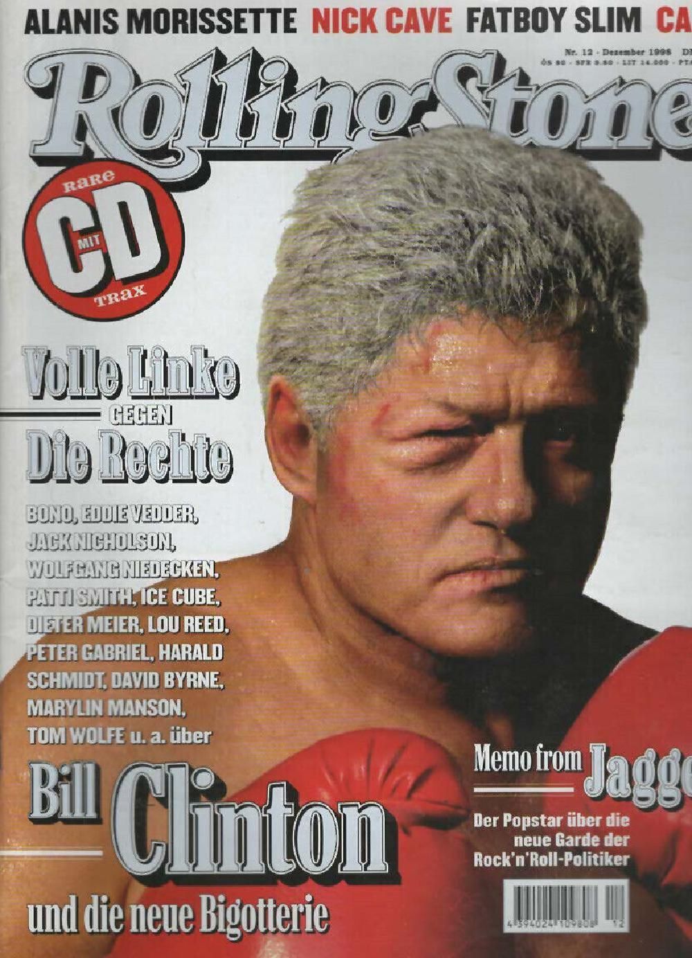 Rolling Stone Magazin Deutschland 1998-12 Bill Clinton
