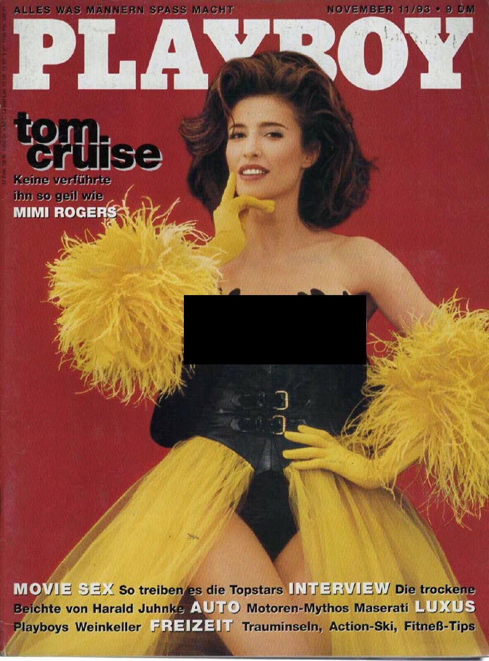 Playboy Magazin Deutschland 1993-11 Mimi Rogers Julianne Young