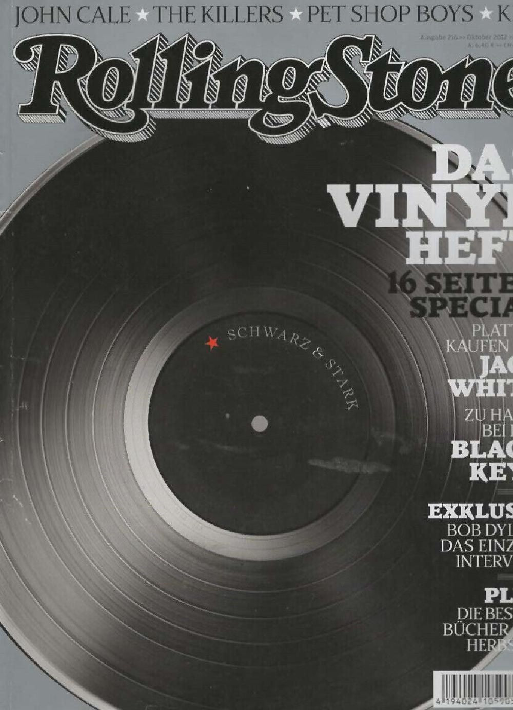 Rolling Stone Magazin Deutschland 2012 #216 Bob Dylan Jack White The Killers