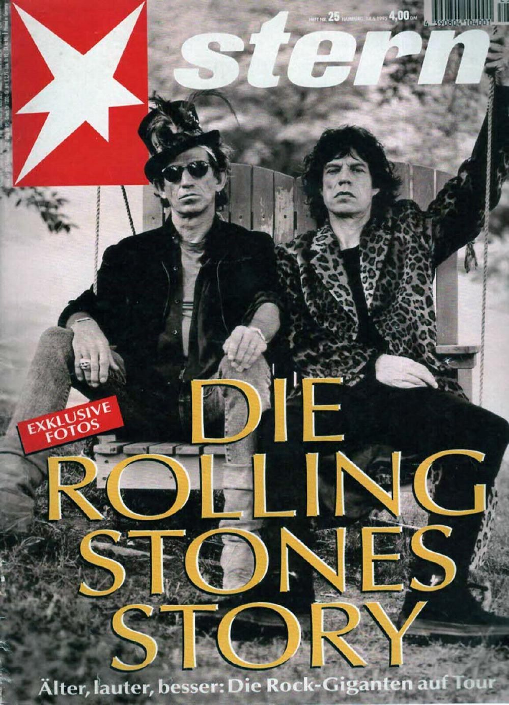 Stern Magazin Deutschland 1995-25 Rolling Stones