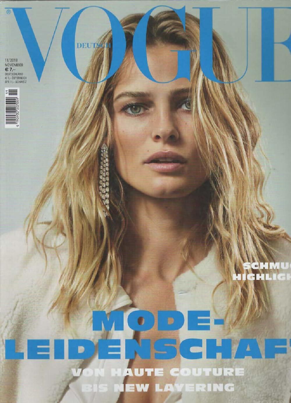 Vogue Magazin Deutschland 2018-11 Edita Vilkevičiūtė