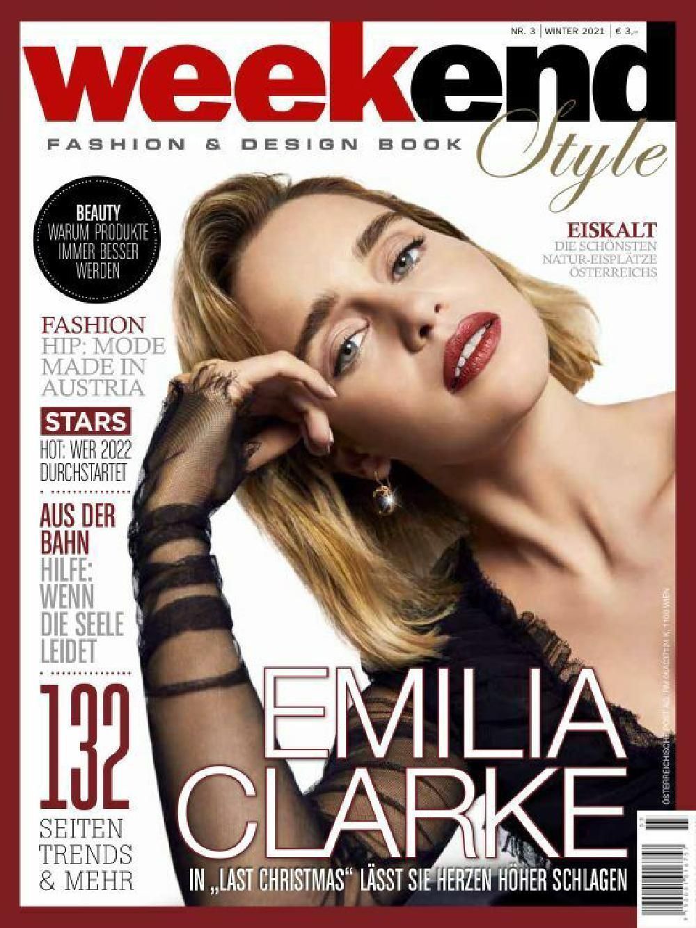 Weekend Style Magazin Österreich 2021-03 Emilia Clarke