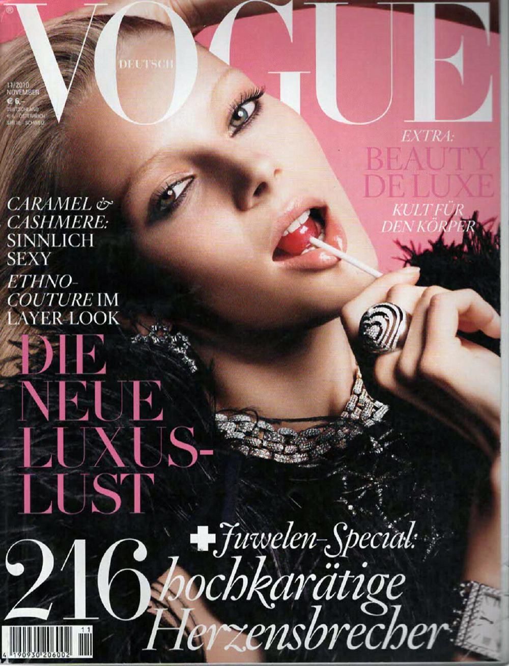 Vogue Magazin Deutschland 2010-11 Ieva Laguna