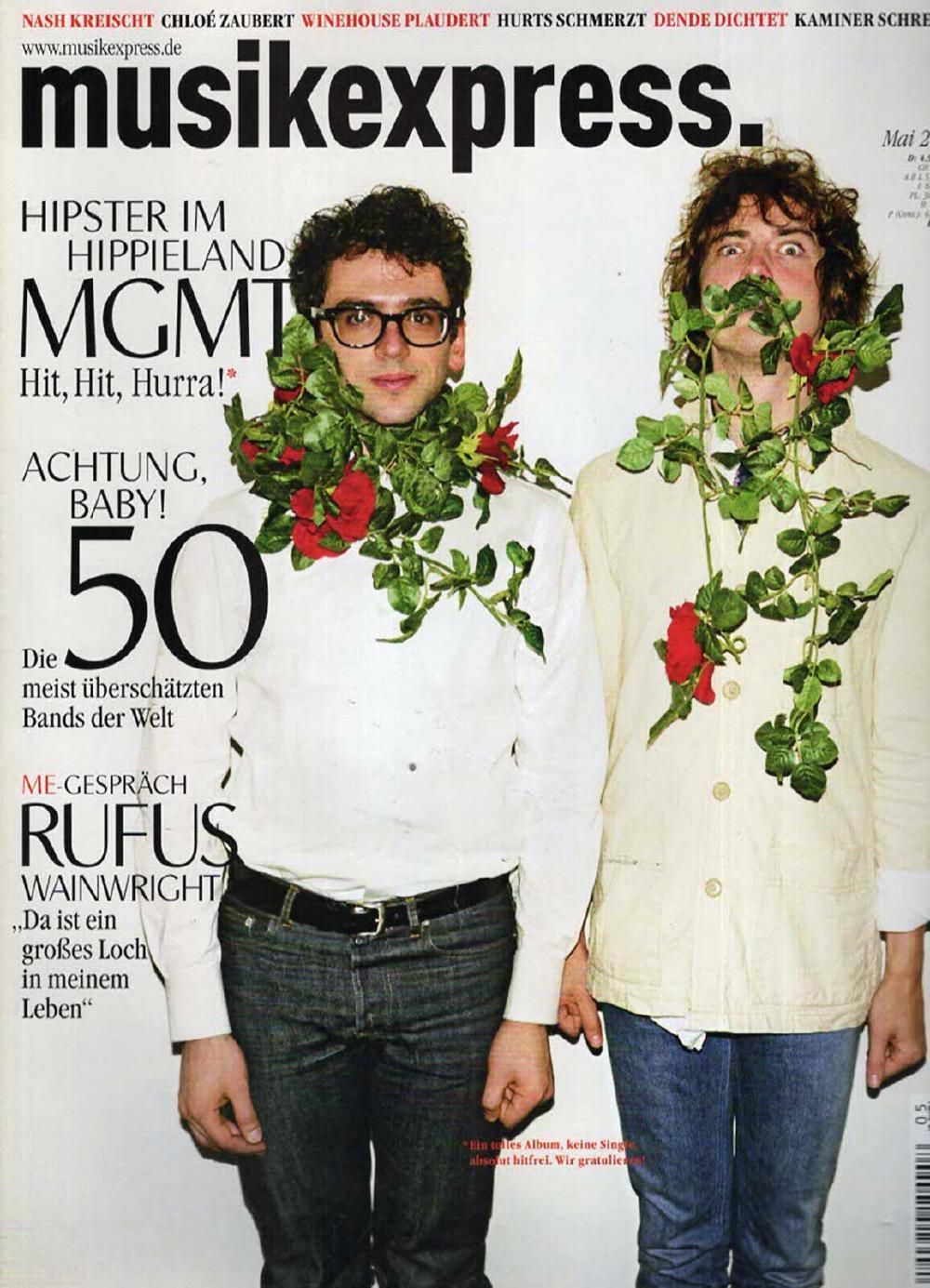 Musikexpress Magazin Deutschland 2010-05 MGMT Kate Nash Rufus Wainwright