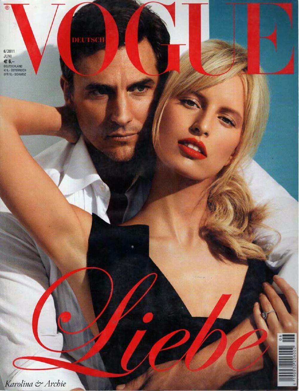 Vogue Magazin Deutschland 2011-06 Karolina Kurkova Archie Drury