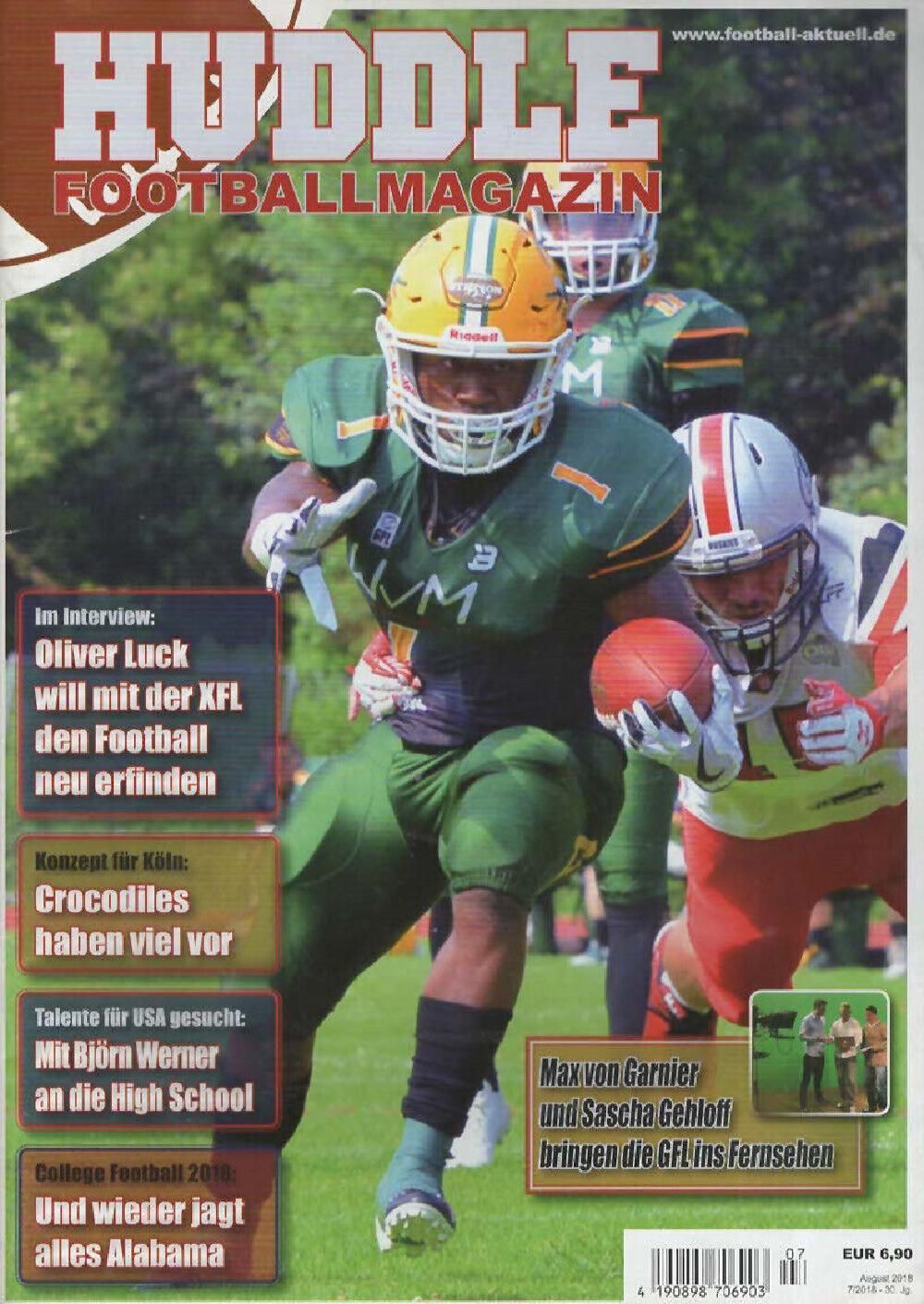 Huddle Magazin Deutschland 2018-07 Tua Tagovailoa