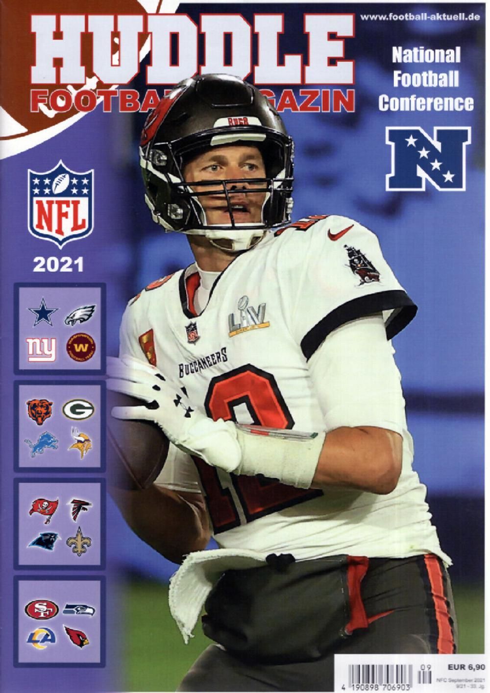 Huddle Magazin Deutschland 2021-09 Tom Brady