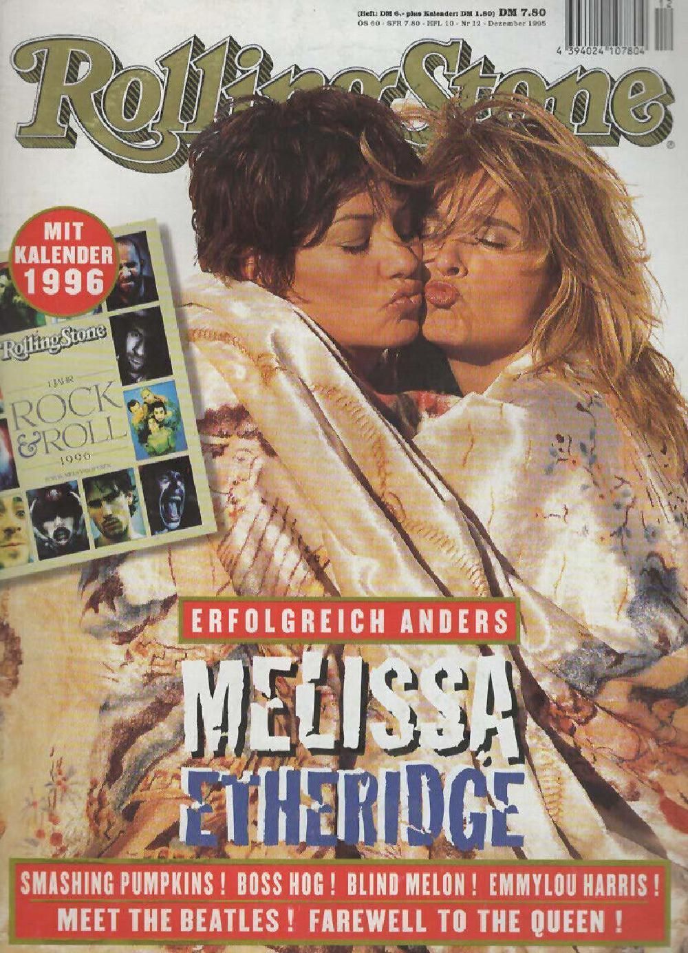 Rolling Stone Magazin Deutschland 1995-12 Melissa Etheridge Smashing Pumpkins