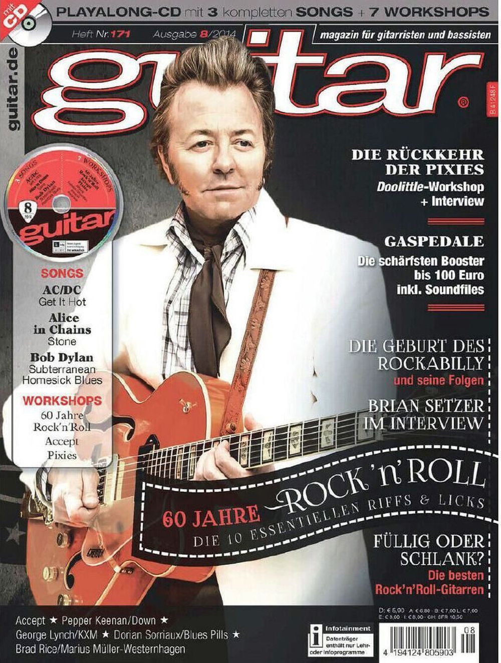 Guitar Magazin Deutschland 2014-08 Brian Setzer