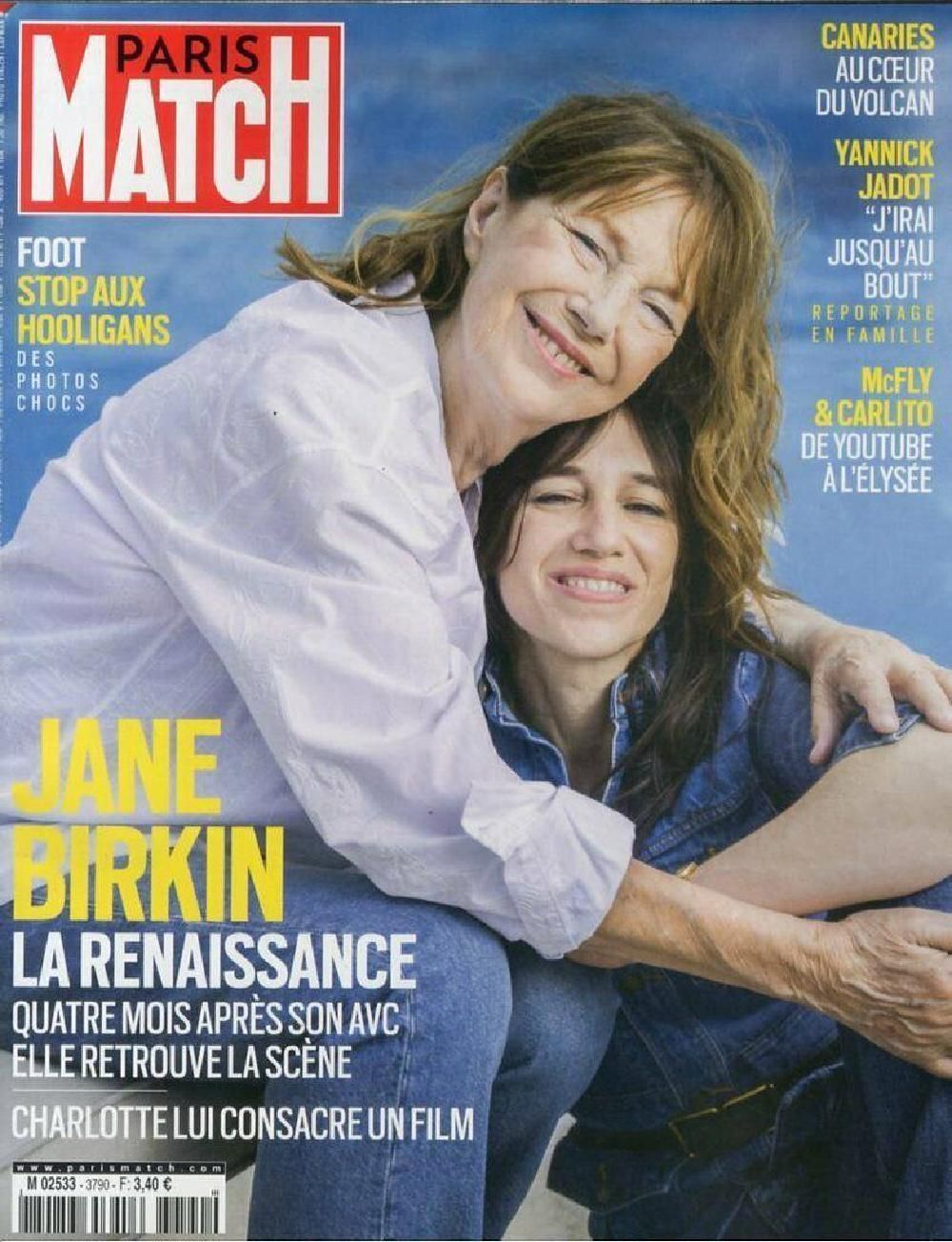 Paris Match Magazin Frankreich 2021 #3790 Jane Birkin Charlotte