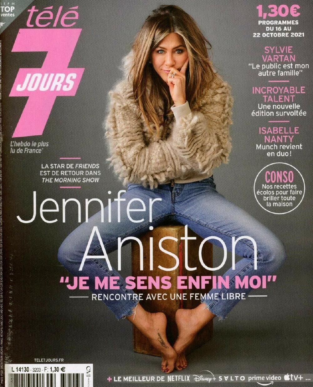 Tele 7 Jours Magazin Frankreich 2021 #3203 Jennifer Aniston