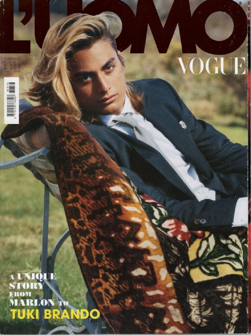 L'Uomo Vogue Magazin Italien 2007 #378 Tuki Brando