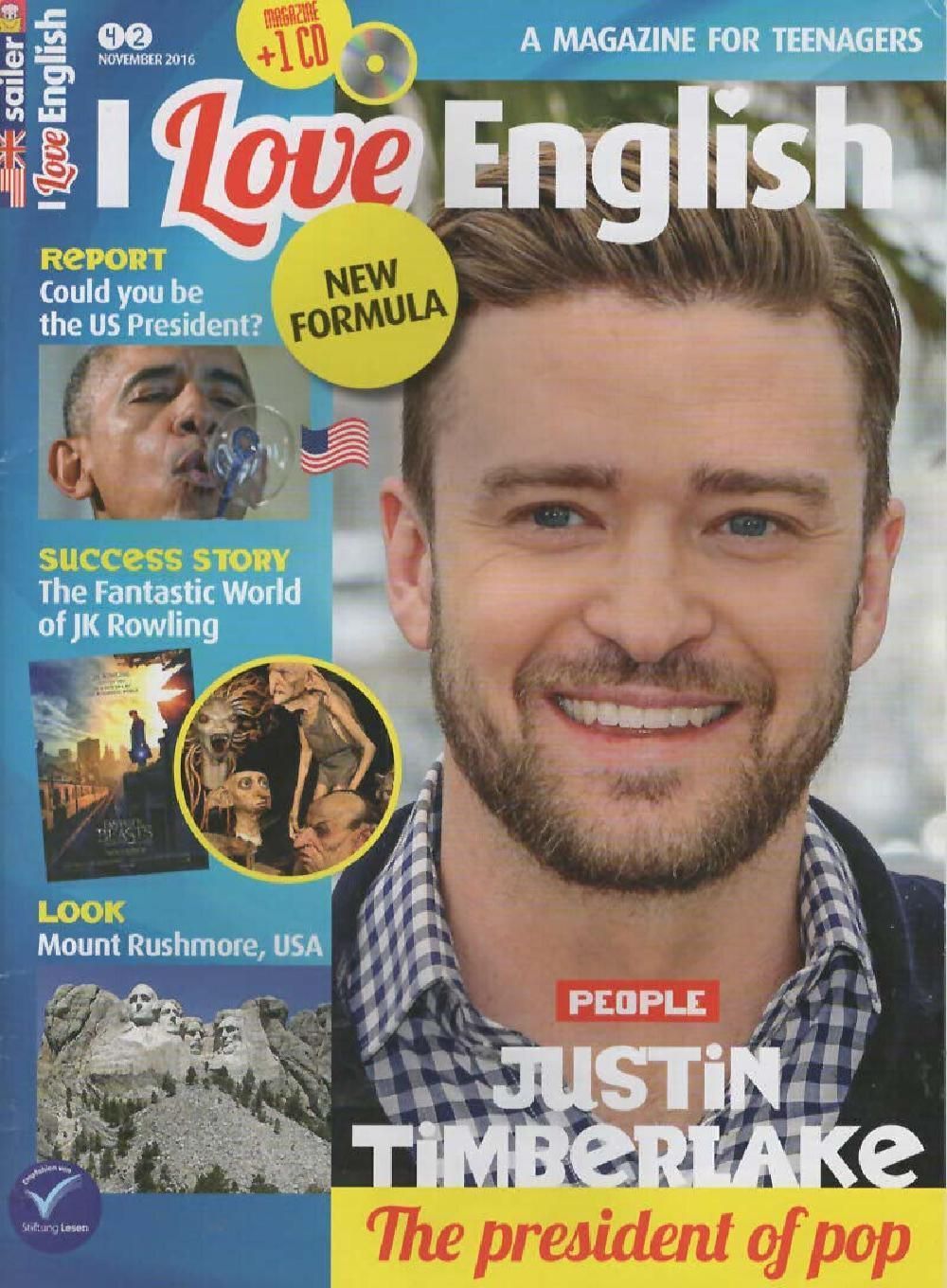 I Love English Magazin Deutschland 2016 #42 Justin Timberlake