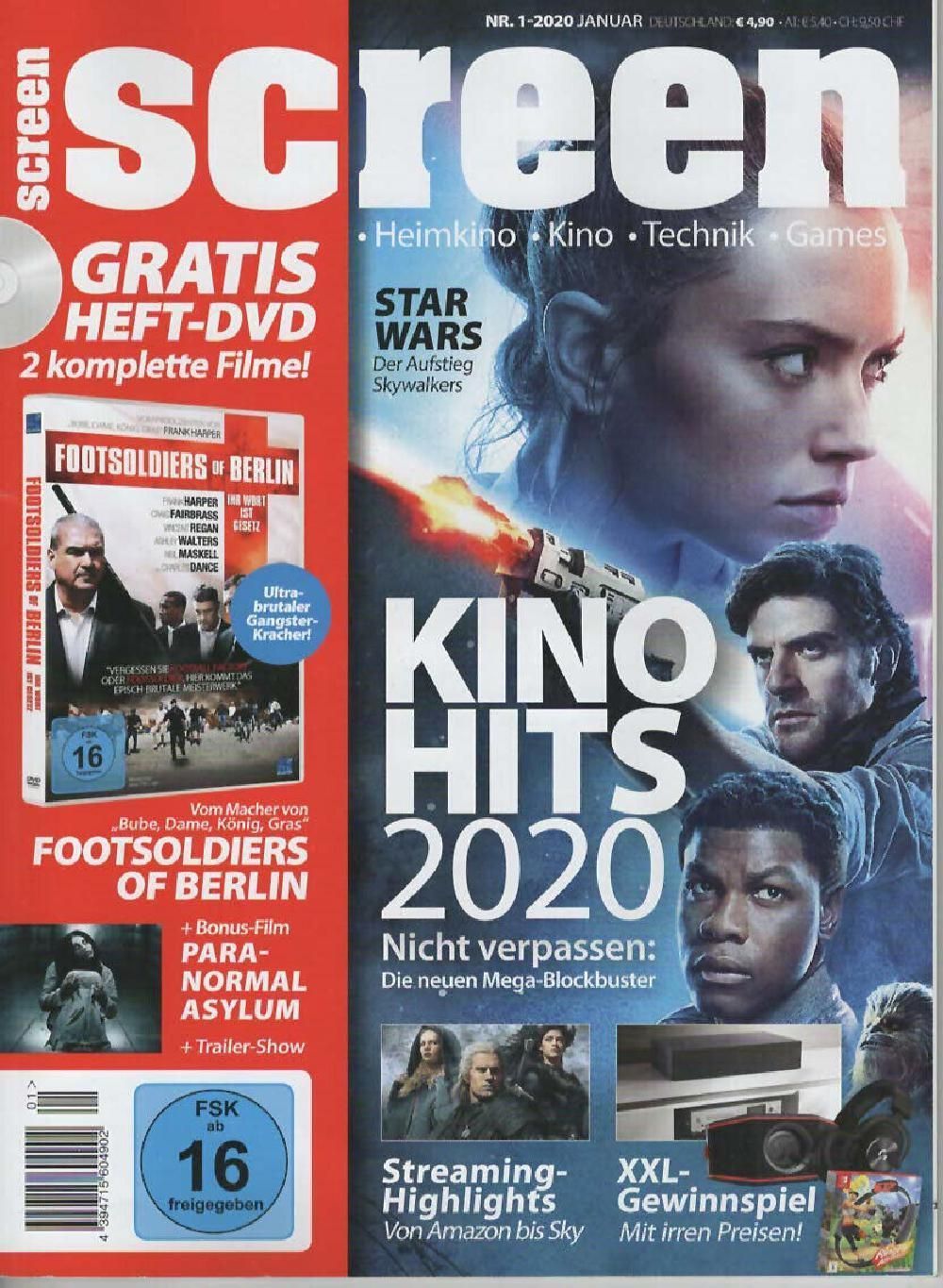 Screen Magazin Deutschland 2020-01 Daisy Ridley John Boyega