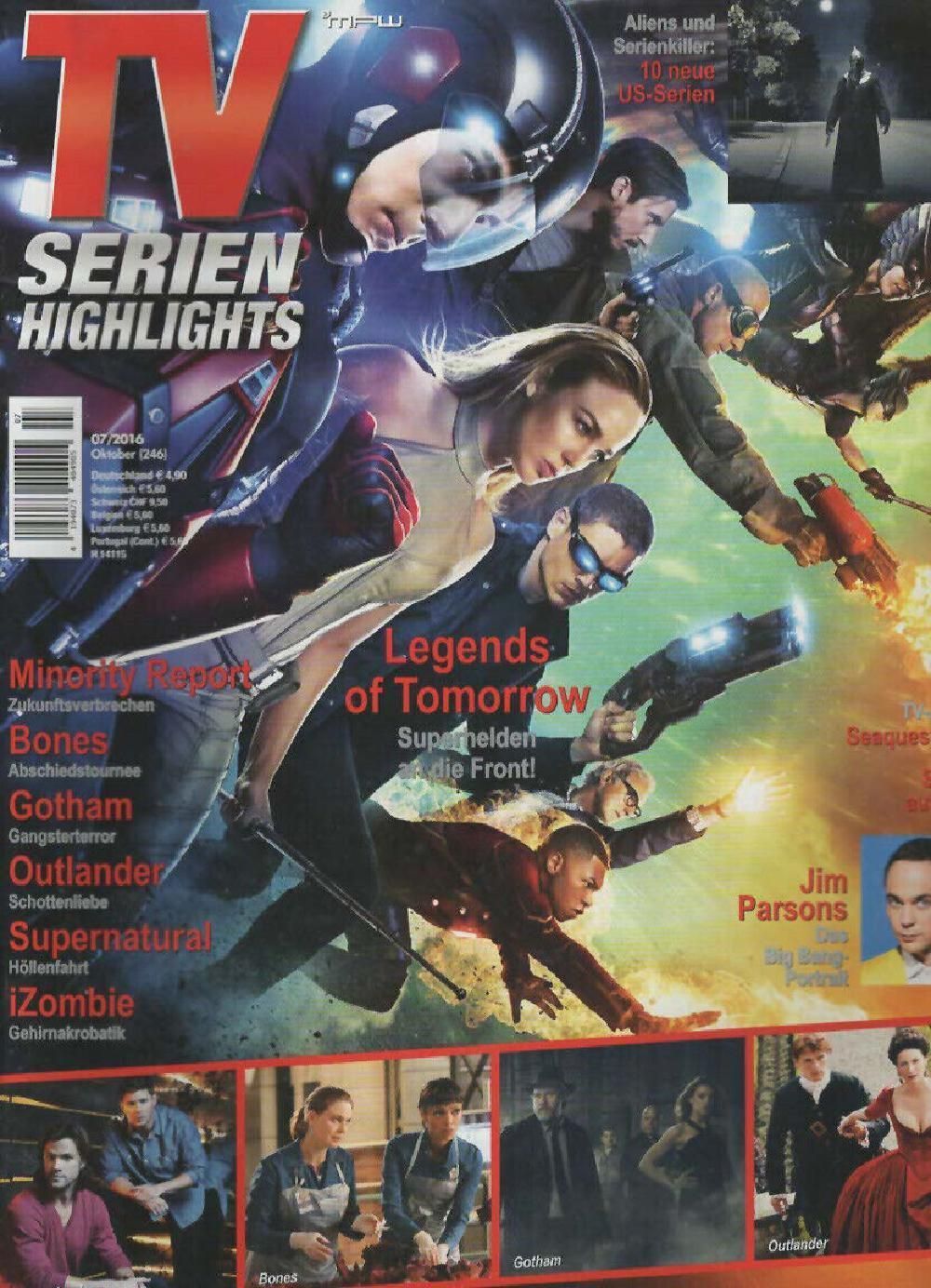 TV Serien Highlights Magazin Deutschland 2016 #246 Jim Parsons