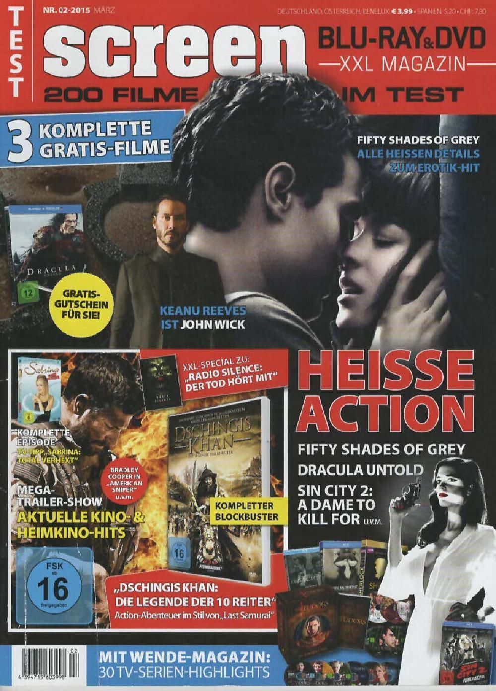 Screen Magazin Deutschland 2015-02 Keanu Reeves