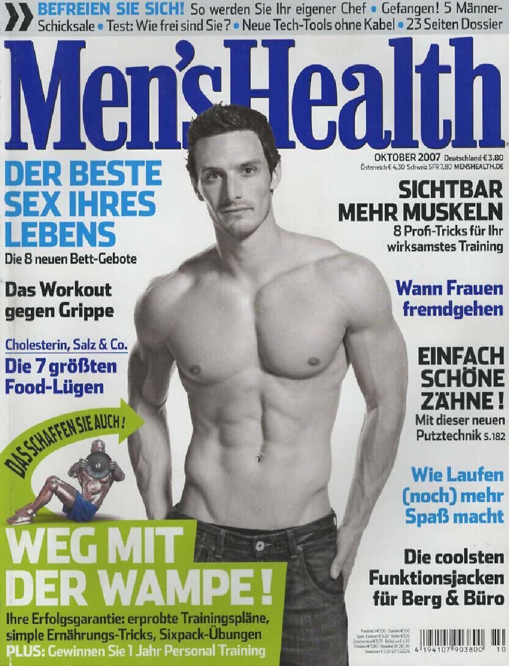 Mens Health Magazin Deutschland 2007-10 Toby Rowland