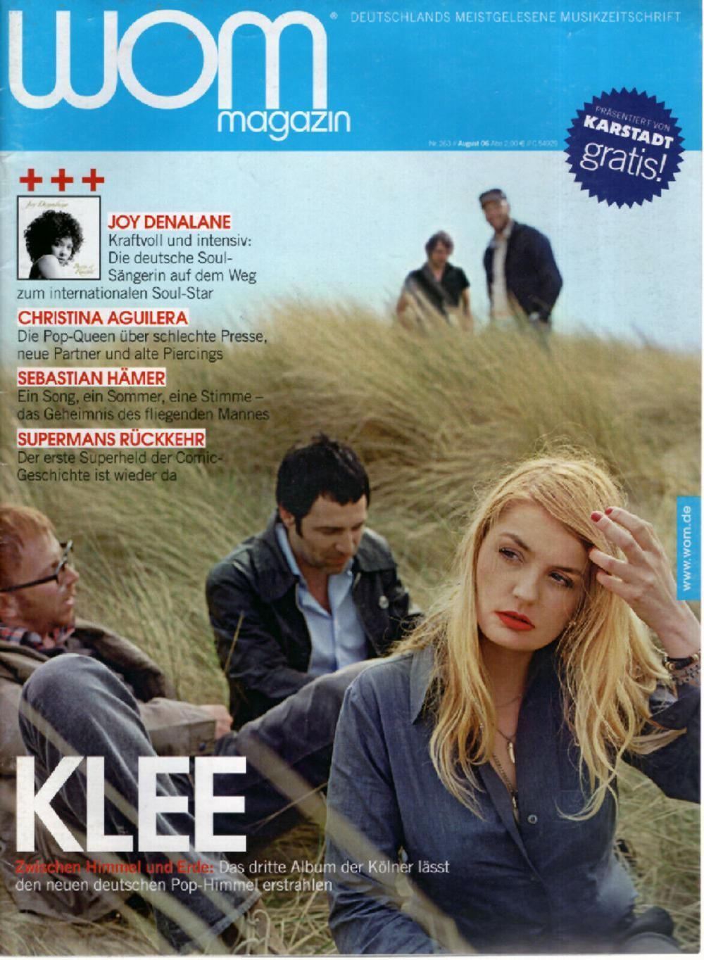 WOM Magazin Deutschland 2006 #263 Christina Aguilera Joy Denalane Klee