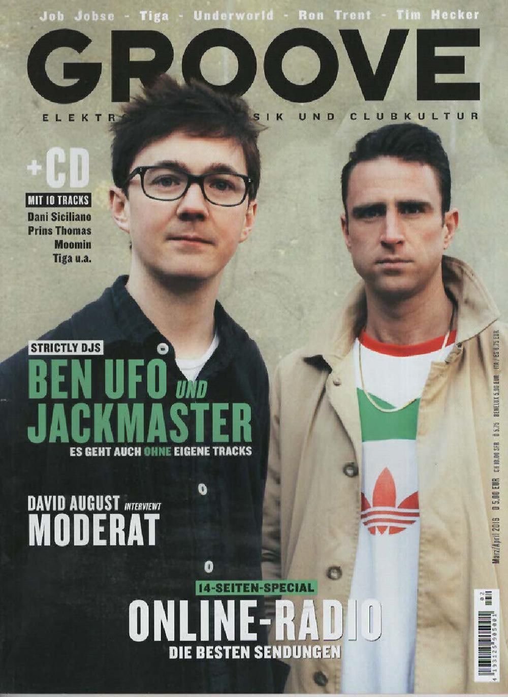 Groove Magazin Deutschland 2016 #159 Ben Ufo Jackmaster Moderat Tiga Underworld