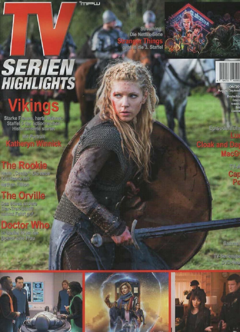 TV Serien Highlights Magazin Deutschland 2019 #272 Katheryn Winnick Nathan Fillion