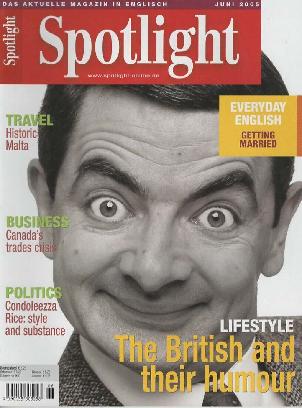 Spotlight Magazin Deutschland 2005-06 Mr. Bean Monty Python