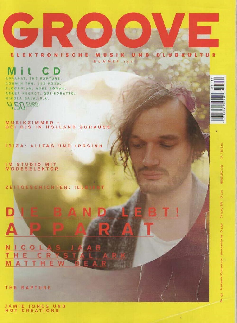 Groove Magazin Deutschland 2011 #132 Apparat Matthew Dear Lee Foss