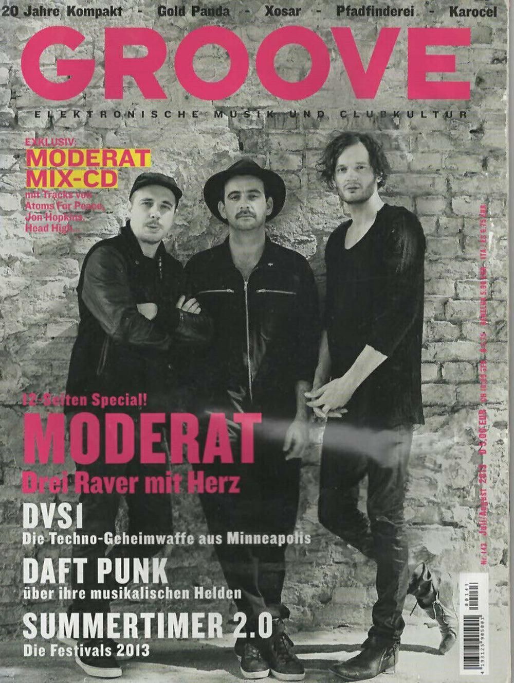 Groove Magazin Deutschland 2013 #143 Moderat Daft Punk Gold Panda Xosar