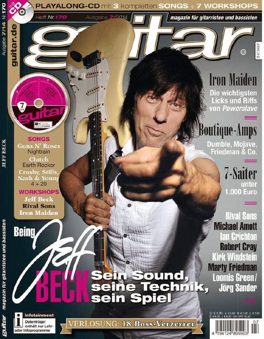 Guitar Magazin Deutschland 2014-07 Jeff Beck