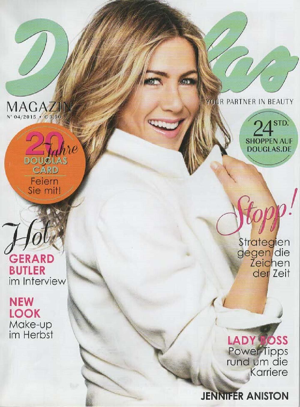Douglas Magazin Deutschland 2015-04 Jennifer Aniston