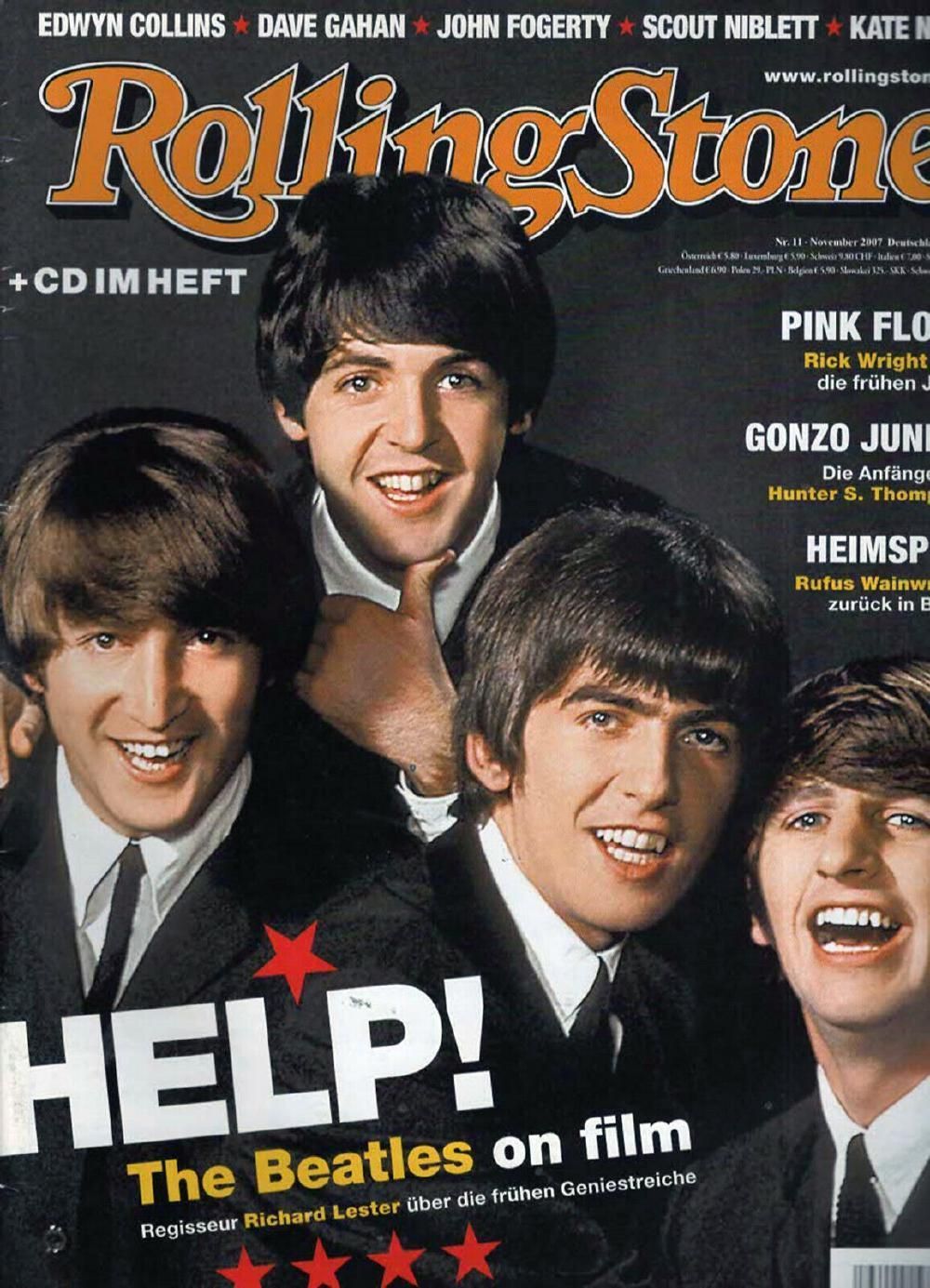 Rolling Stone Magazin Deutschland 2007-11 The Beatles Pink Floyd Kate Nash
