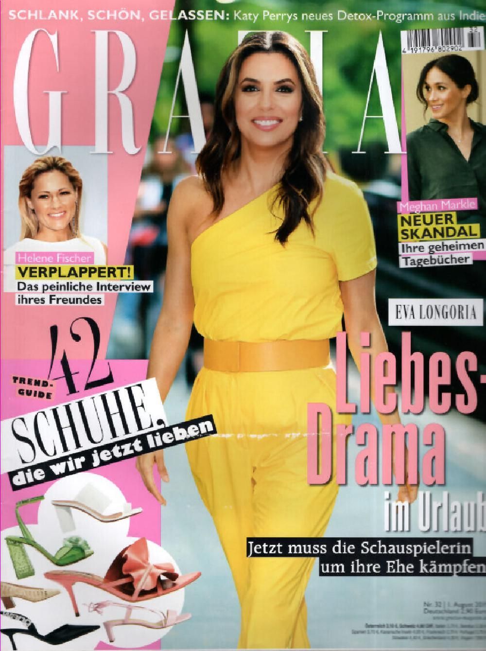 Grazia Magazin Deutschland 2019-32 Eva Longoria Meghan Markle