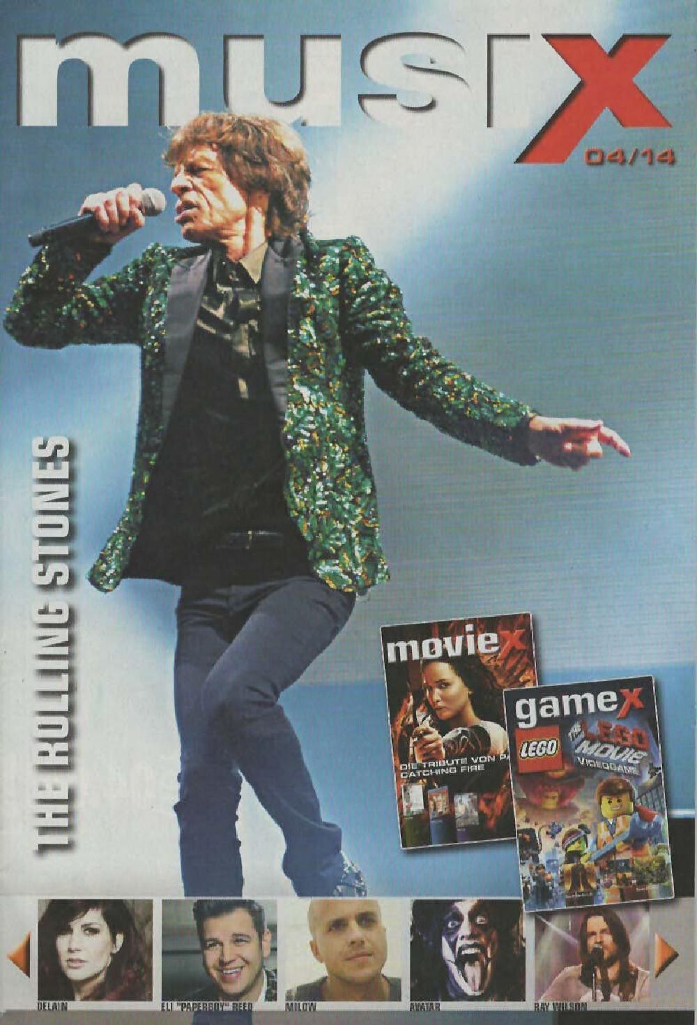Musix Magazin Deutschland 2014-04 Mick Jagger Rolling Stones