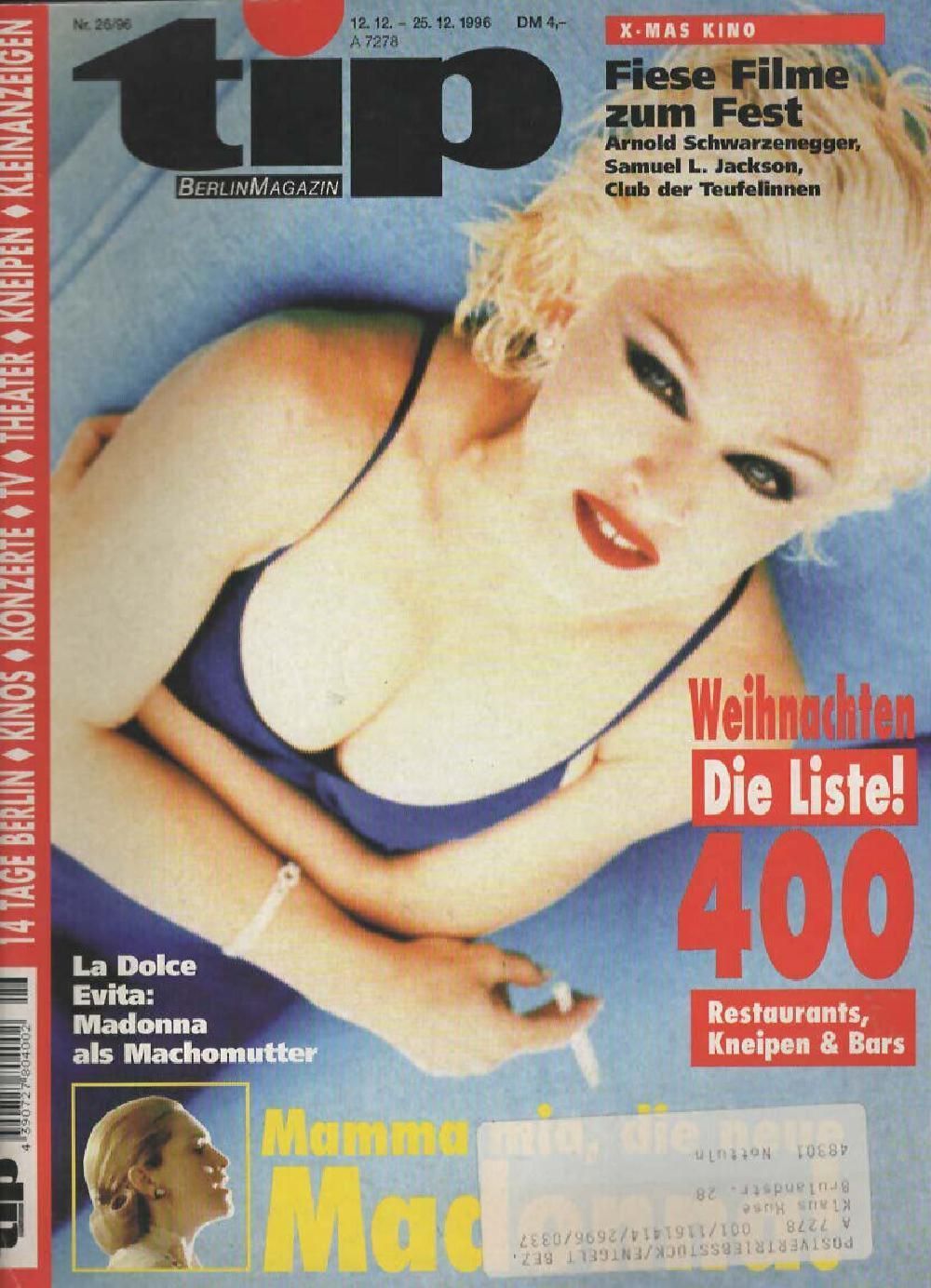Tip Berlin Magazin Deutschland 1996-26 Madonna