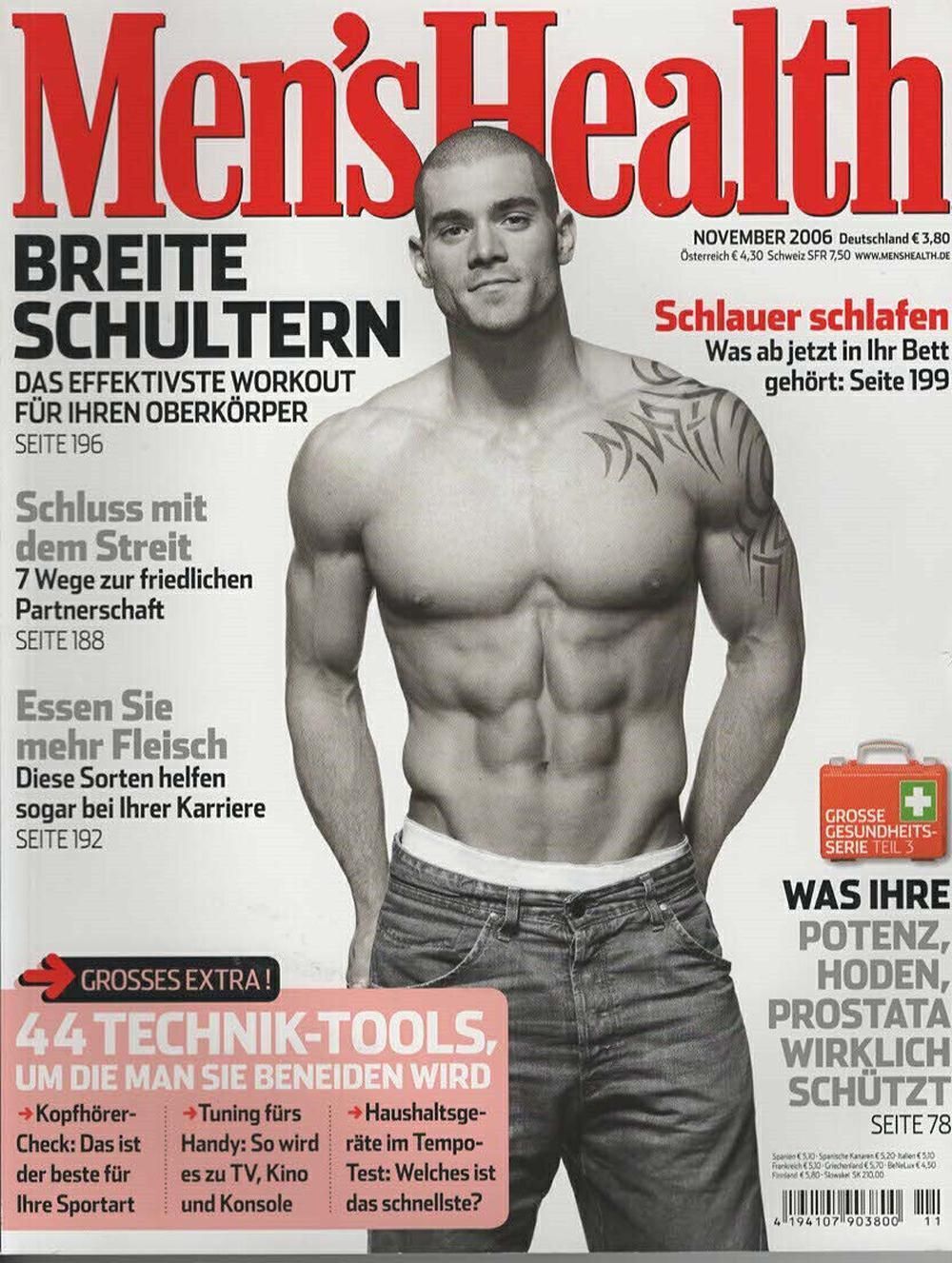Mens Health Magazin Deutschland 2006-11 Olly Foster