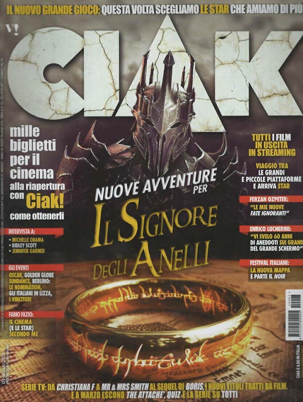 Ciak Magazin Italien 2021-03 Lord Of The Rings