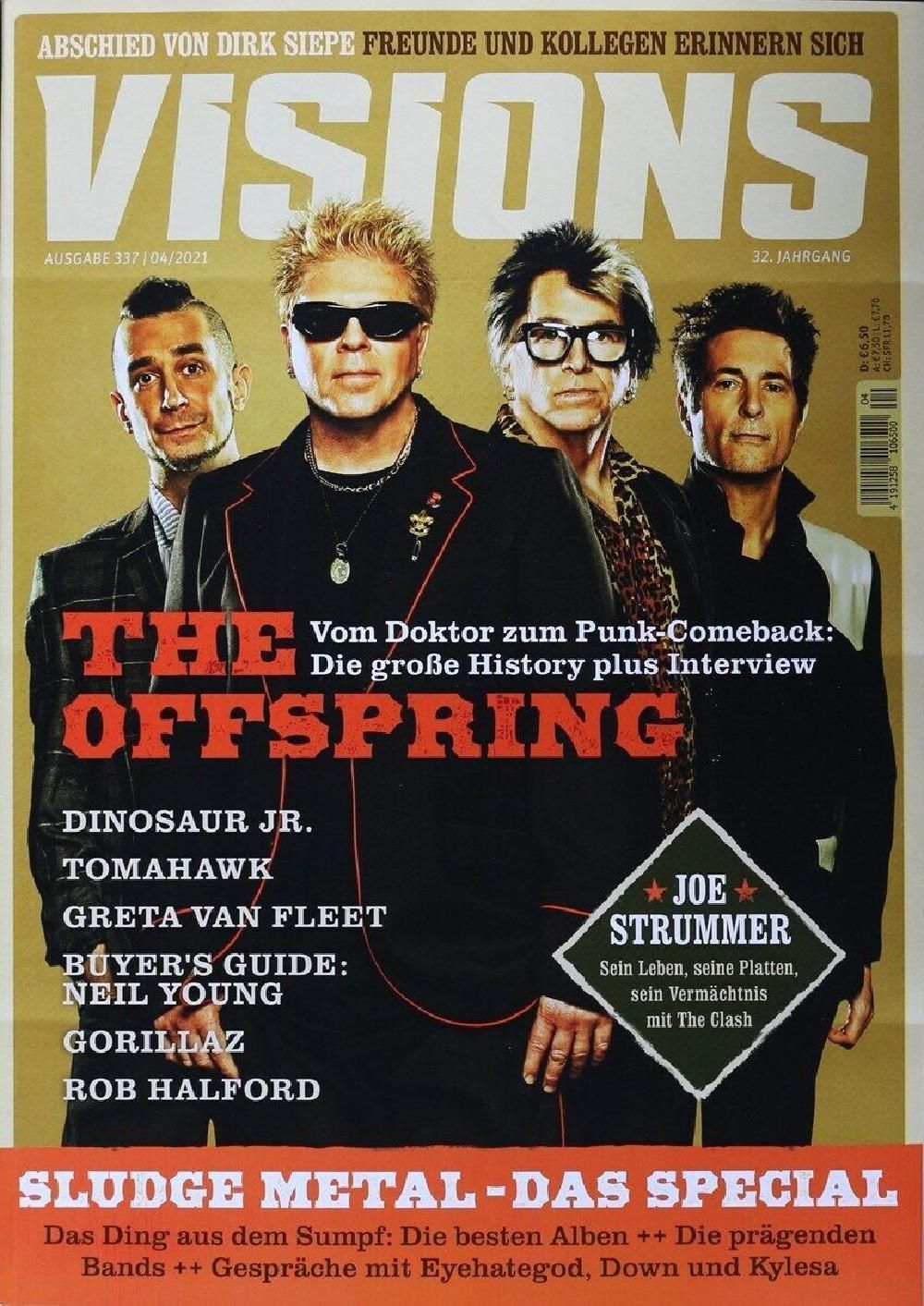 Visions Magazin Deutschland 2021-04 The Offspring Tomahawk