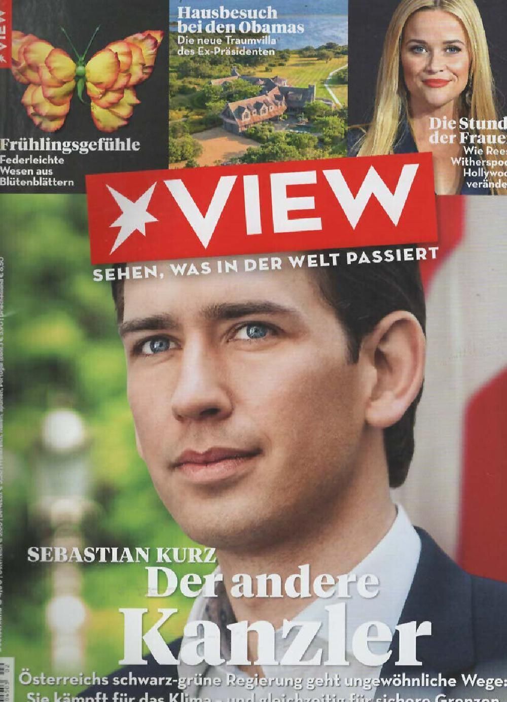 View Magazin Deutschland 2020-02 Sebastian Kurz Reese Witherspoon